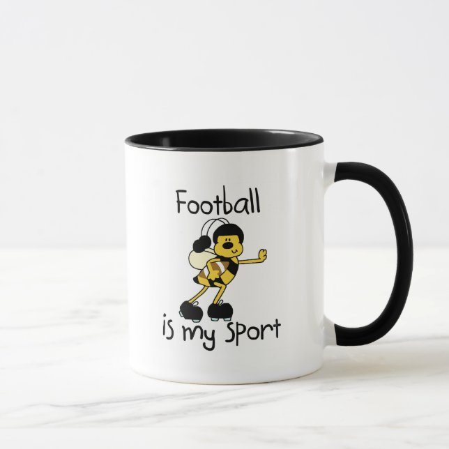 Bumblebee Football My Sport T-shirts and Gifts Mug (Right)