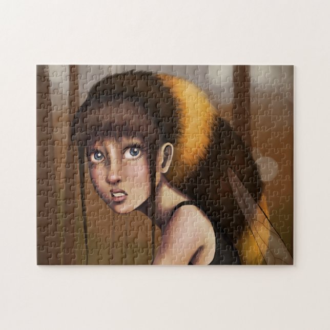 Bumblebee Girl Jigsaw Puzzle (Horizontal)