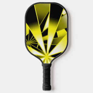 Bumblebee Gradient Colour Fill Perspective Art Pickleball Paddle