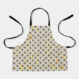 Bumblebee Honeycomb Golden Honey Apron