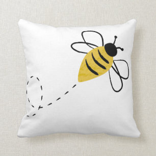 Bumblebee in Flight Cushion