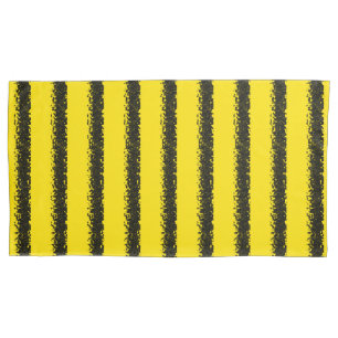 Bumblebee Inspired Yellow/Black Striped Pattern Pillowcase