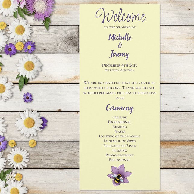 Bumblebee Lavender Flowers Yellow Program (Creator Uploaded)