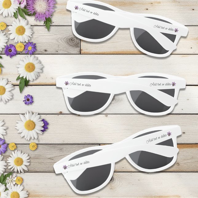 Bumblebee Lavender Flowers Yellow  Sunglasses (Creator Uploaded)