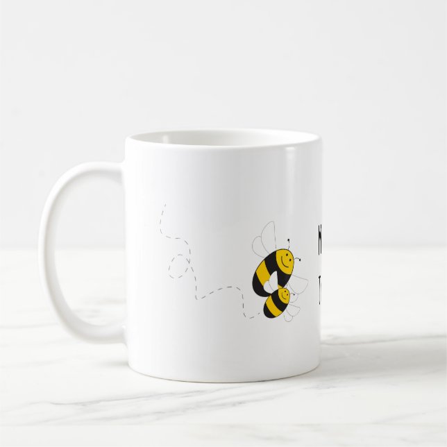 Bumblebee mummy to bee mug for pregnant friend (Left)