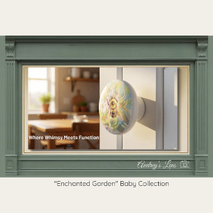 Bumblebee Nursery Knob   Nature Drawer Pull