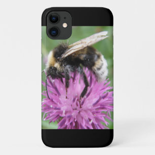 Bumblebee on a Thistle iPhone 3 Case