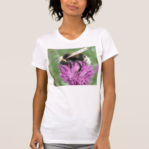 Bumblebee on a Thistle Ladies Tee