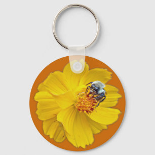 Bumblebee on Cosmos Key Ring