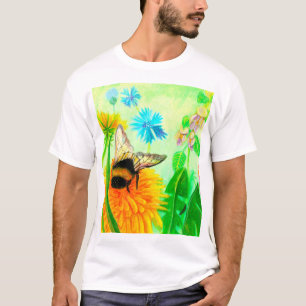 Bumblebee on dandelion T-Shirt
