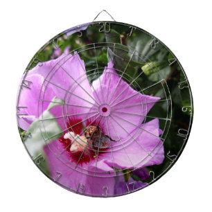 Bumblebee on Hibiscus Flower Dartboard