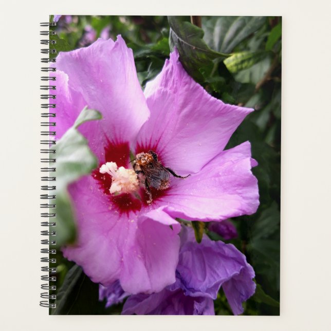 Bumblebee on Hibiscus Flower Planner (Front)