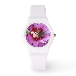 Bumblebee on Hibiscus Flower Watch
