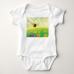 Bumblebee on the Horizon  Baby Bodysuit