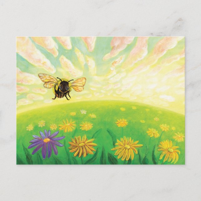 Bumblebee on the Horizon Postcard (Front)