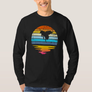 Bumblebee Retro Sunset Save The Bees Bee Keeper Be T-Shirt