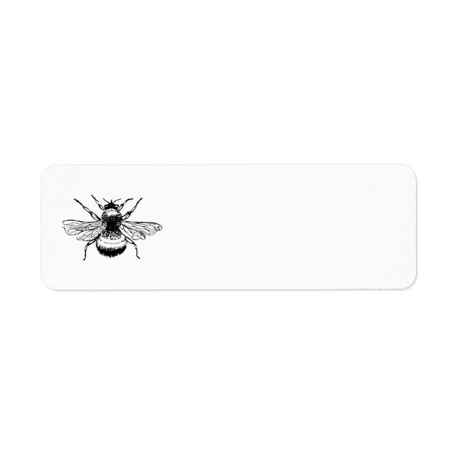 Bumblebee Return Address Label (Front)
