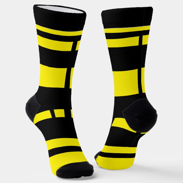 Bumblebee socks (Angled)