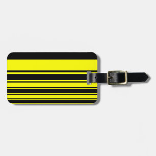 Bumblebee Stripes Luggage Tag