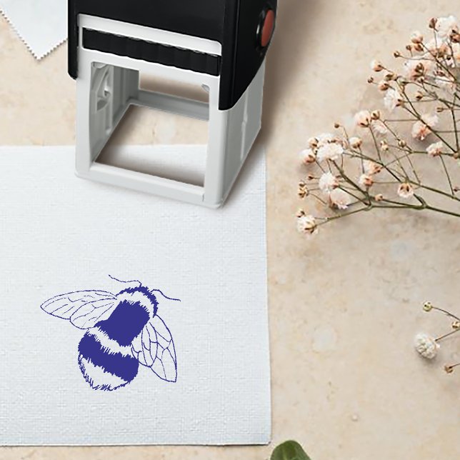 Bumblebee Wedding Self-inking Stamp (Creator Uploaded)