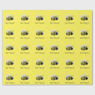 Bumblebee wrapping paper