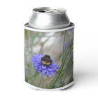 bumblebees on a granular flower