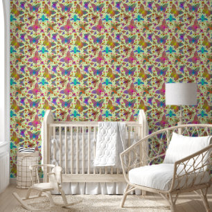 Bumbling Butterflies at Sunrise Wallpaper