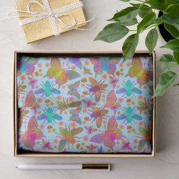 Bumbling Butterflies in Fresh Air DC Tissue Paper