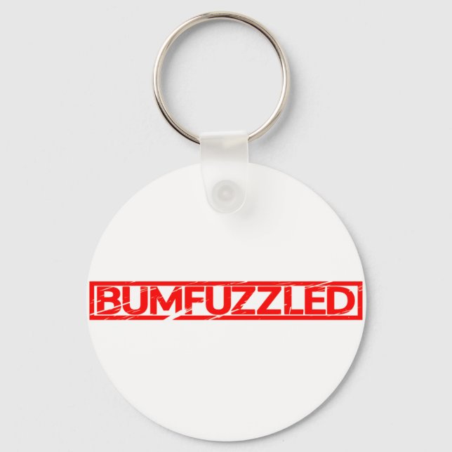 Bumfuzzled Stamp Key Ring (Front)