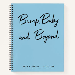 Bump, Baby and Beyond   Blue Baby Memories Journal