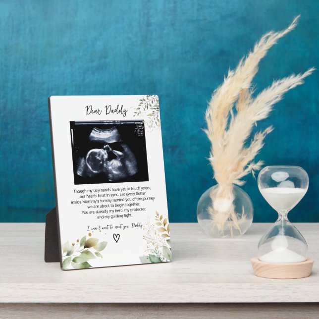 Bump Poem For Daddy Eucalyptus Foliage Plaque (Side)