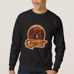 Bump Set Spike Repeat Volleyball Sweatshirt