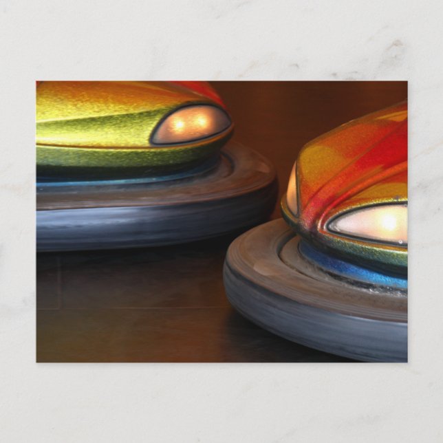 Bumper cars postcard (Front)