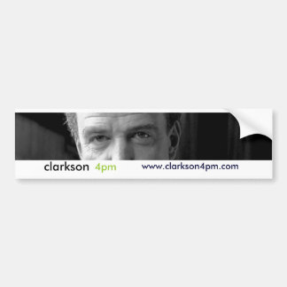 Bumper clarkson 4pm sticker