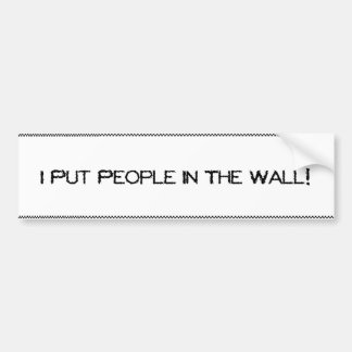 Bumper People Bumper Sticker