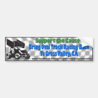Bumper Sticker 1, Bring Oval Track Racing to GV