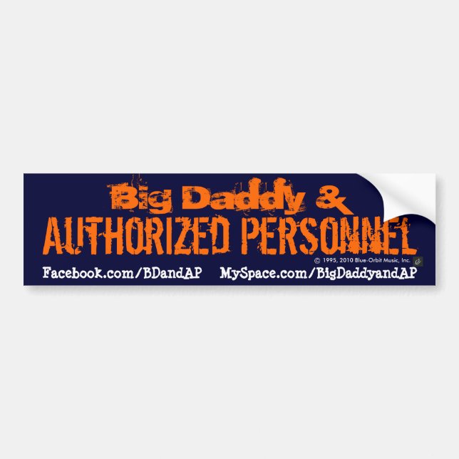 Bumper Sticker 2 - BD&AP Logo (Front)