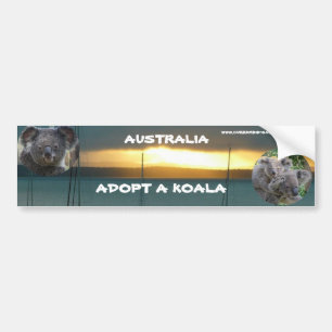 Bumper Sticker ADOPT A KOALA AUSTRALIA