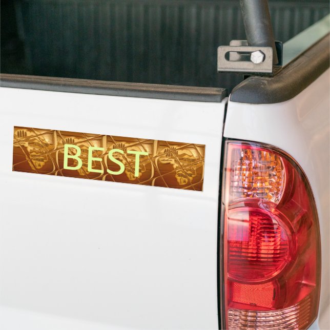 Bumper Sticker African Design (On Truck)