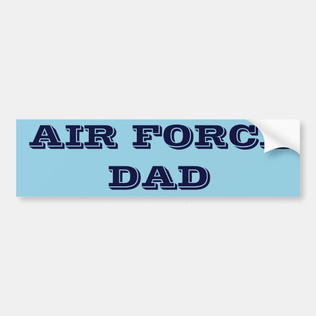 Bumper Sticker Air Force Dad (Front)