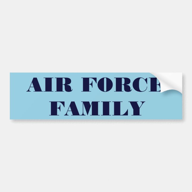 Bumper Sticker Air Force Family (Front)