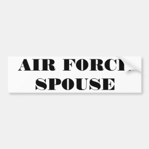 Bumper Sticker Air Force Spouse