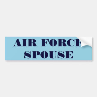 Bumper Sticker Air Force Spouse