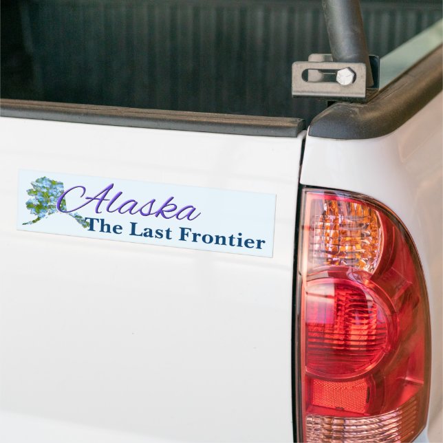 Bumper Sticker - ALASKA (On Truck)