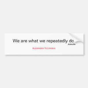 Bumper sticker - Aristotle