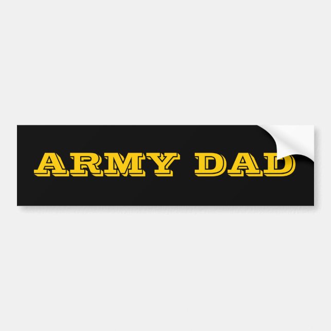 Bumper Sticker Army Dad (Front)
