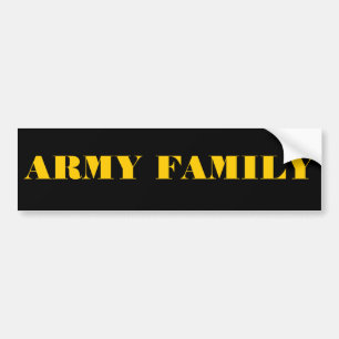 Bumper Sticker Army Family
