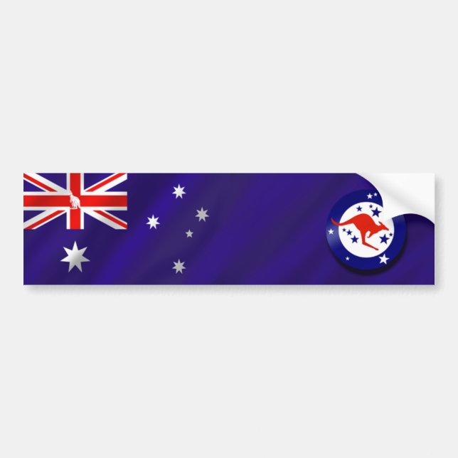 Bumper sticker Australia for Australians (Front)