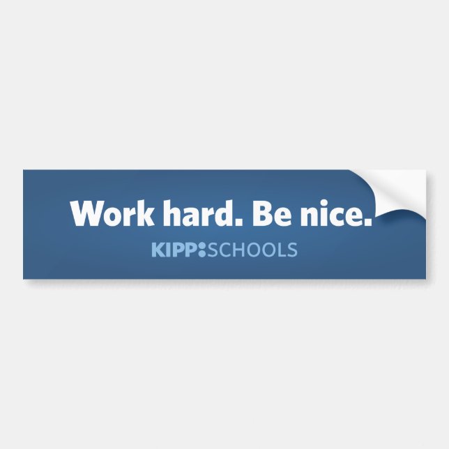 Bumper Sticker: Blue Bumper Sticker (Front)