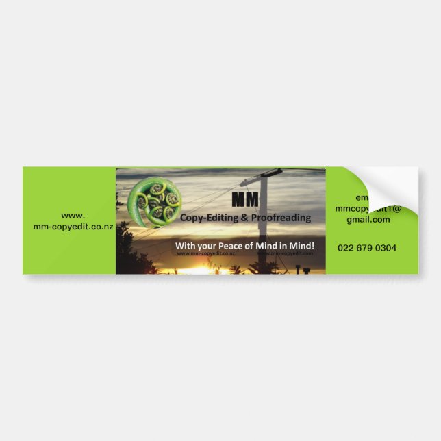 Bumper sticker business (Front)